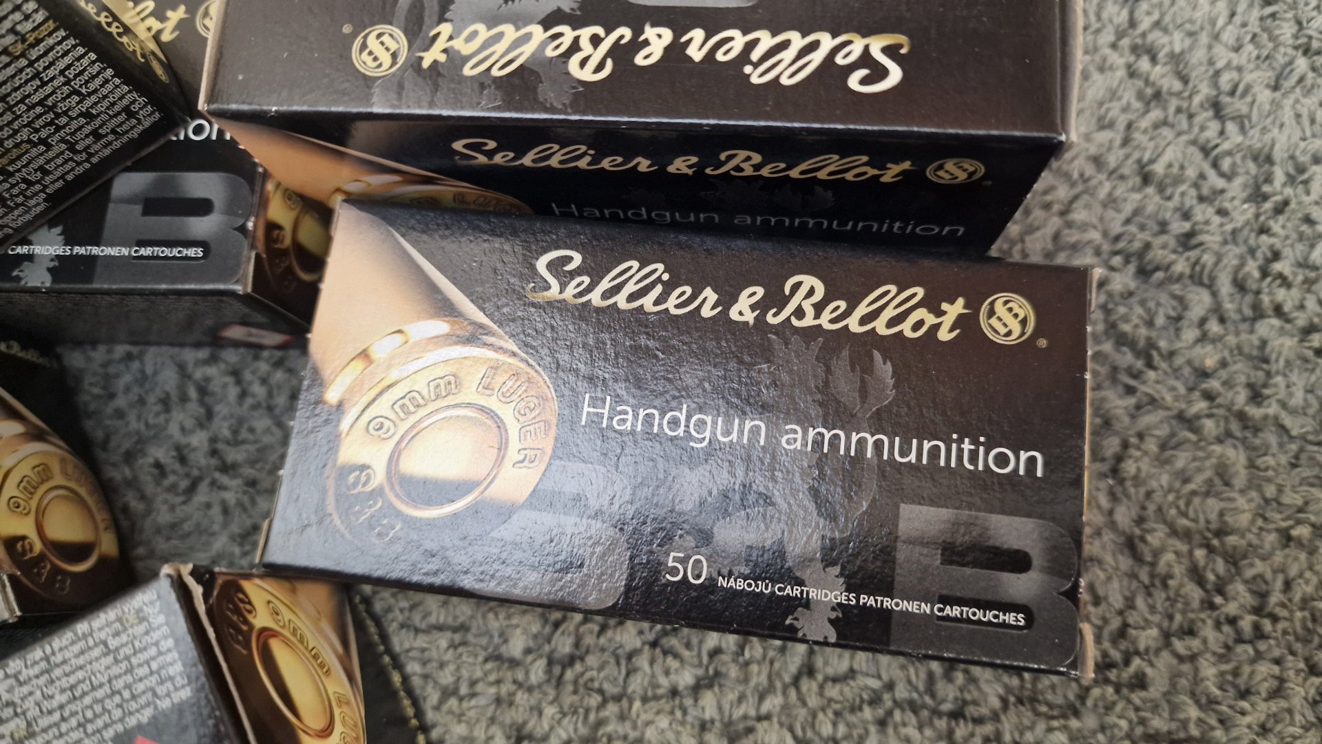 9mm Luger Sellier & Bellot. 400 Stck. – Bild 3