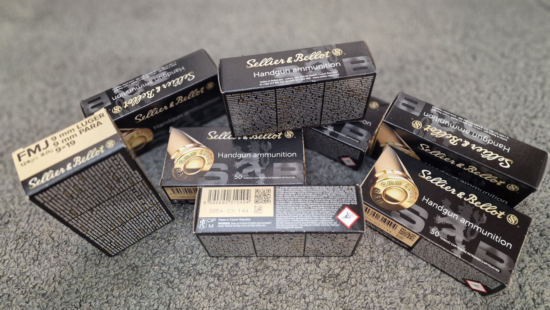 9mm Luger Sellier & Bellot. 400 Stck. – Bild 1