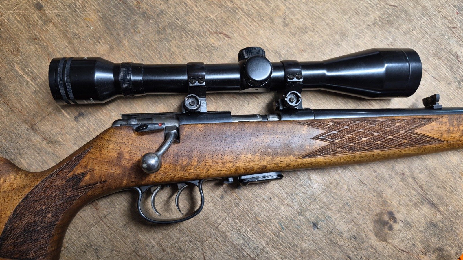 Repetierbüchse Anschütz 1515/16 .22 WMR mit Optik und deutschem Stecher, keine .22 lfb oder .22 lr – Bild 3