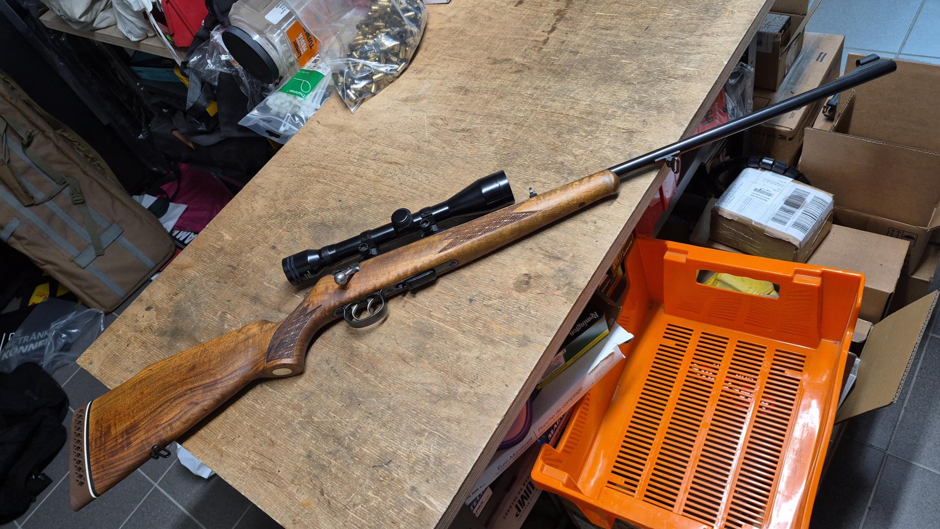 Repetierbüchse Anschütz 1515/16 .22 WMR mit Optik und deutschem Stecher, keine .22 lfb oder .22 lr – Bild 2