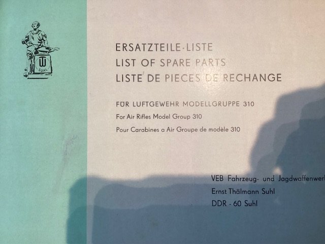 orig.Haenel Ersatzteillisten 310,303,300 – Bild 2