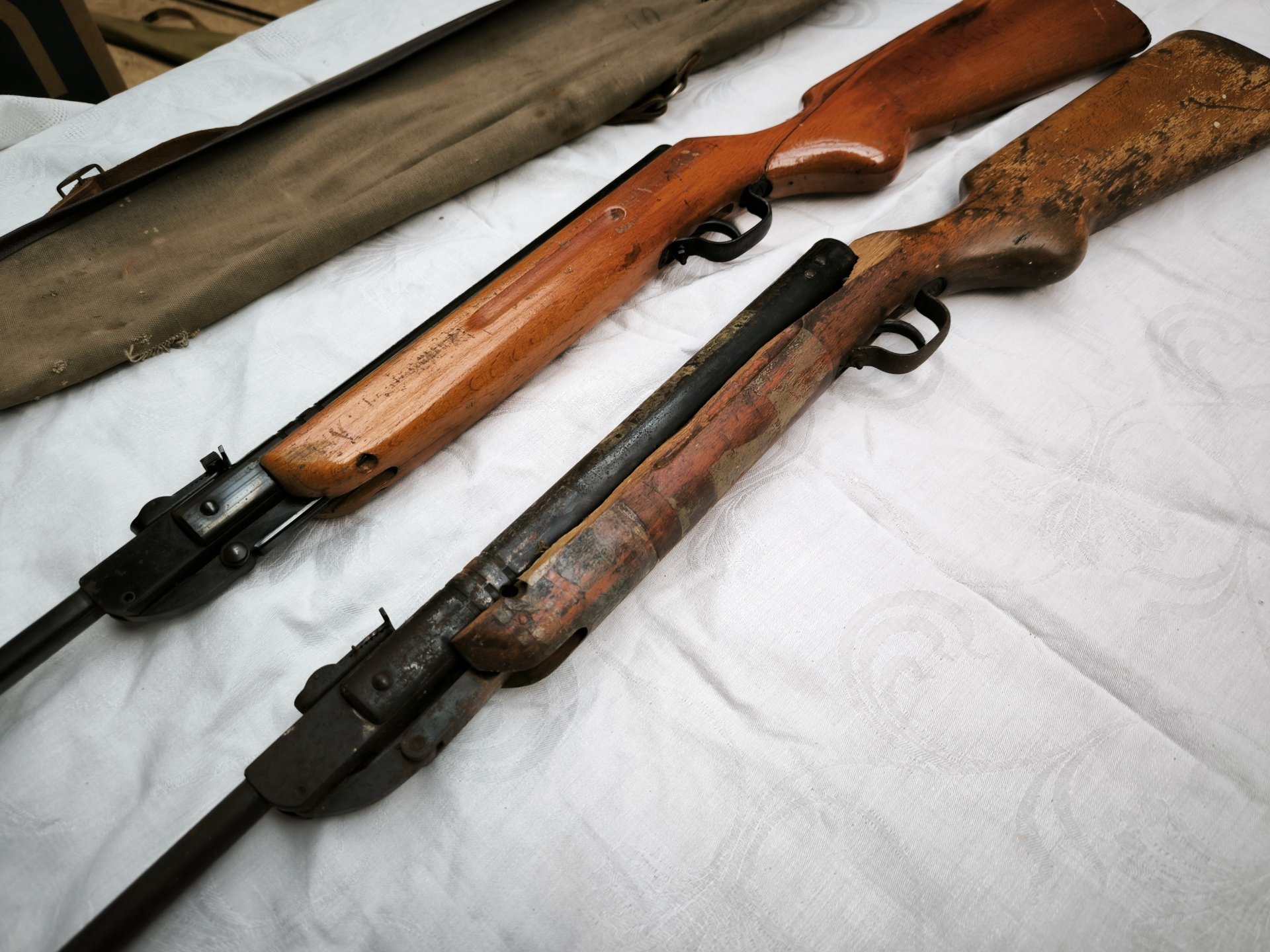 2x Haenel Modell III-284 Luftgewehr – Konvolut – 1x funktionsfähig + 1x defekt – Bild 5