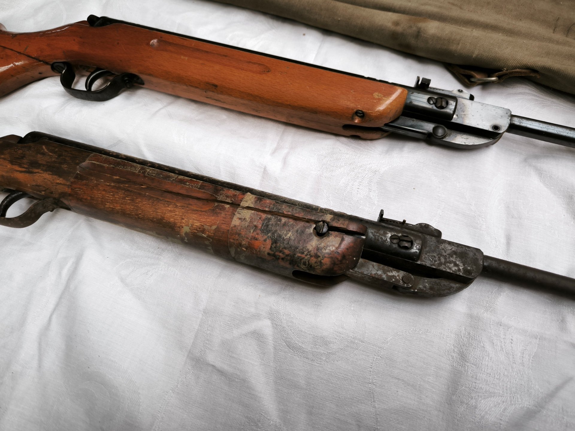 2x Haenel Modell III-284 Luftgewehr – Konvolut – 1x funktionsfähig + 1x defekt – Bild 2