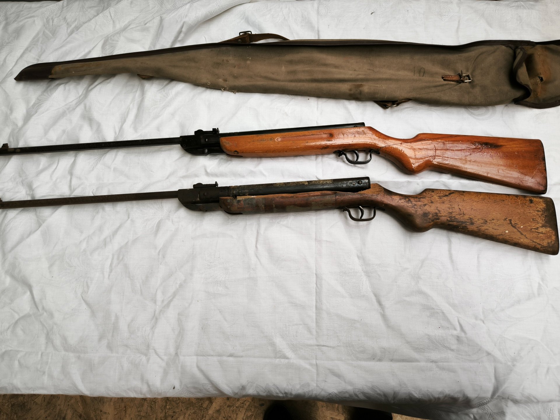 2x Haenel Modell III-284 Luftgewehr – Konvolut – 1x funktionsfähig + 1x defekt – Bild 4