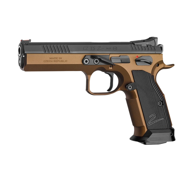 CZ TS 2 Deep Bronze Sportpistole, 9 x 19 mm, 20 Schuss, Cerakote – Bild 1