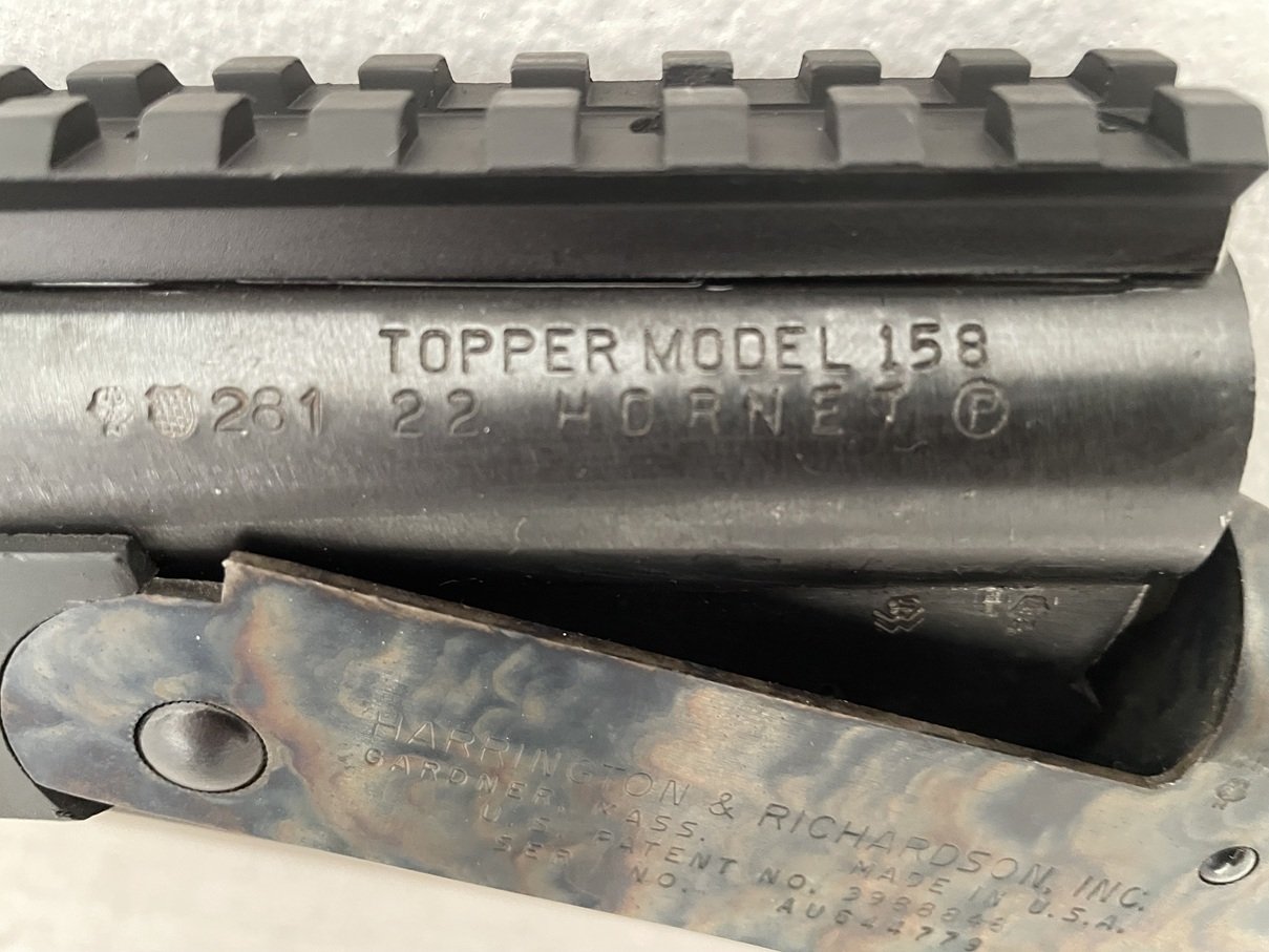 H&R Kipplaufbüchse, .22 Hornet, Bunthärtung – Bild 3