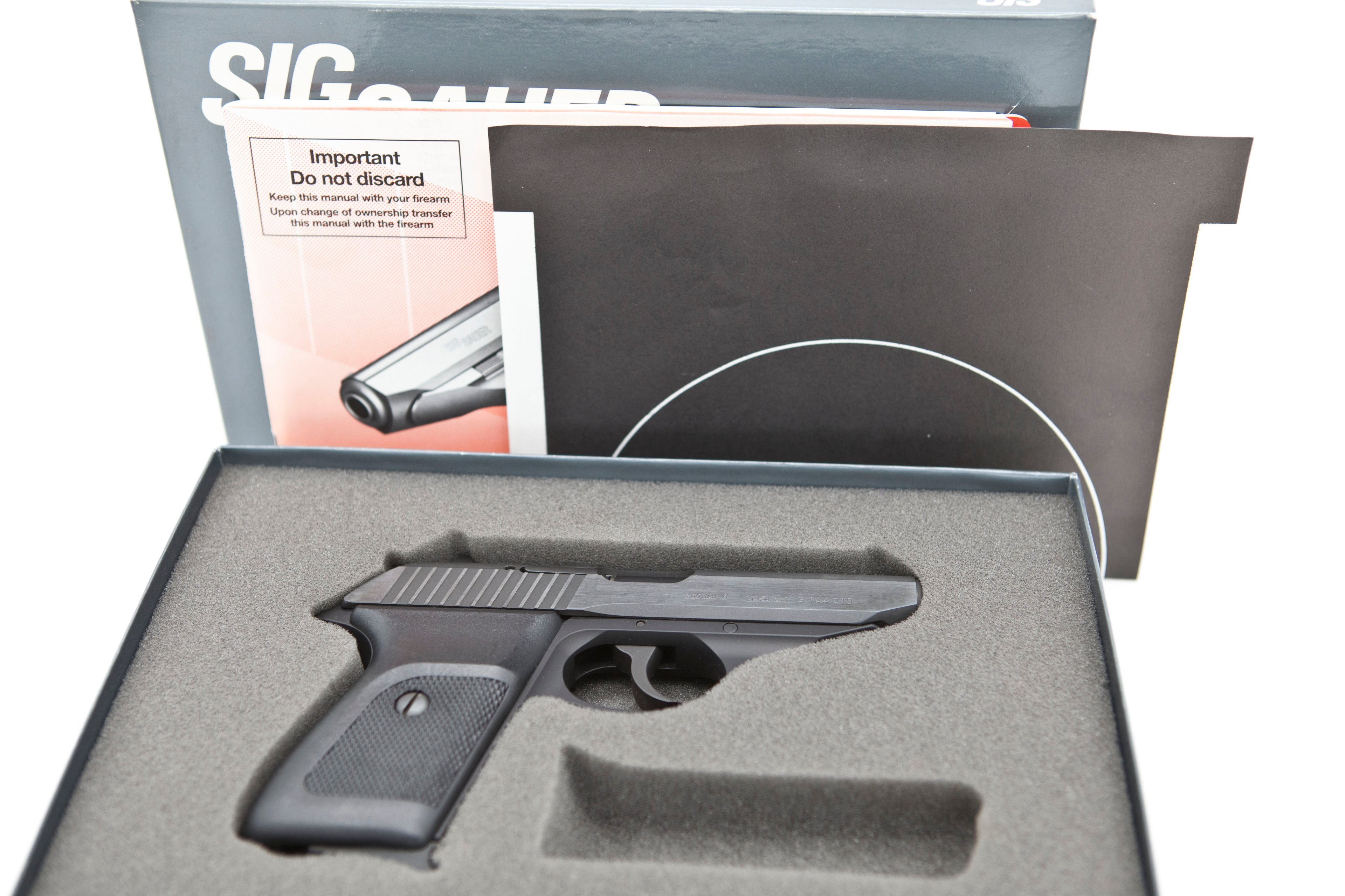 SIG Sauer P230, Kaliber 7,65 mm Browning – mit Originalverpackung und Unterlagen – Bild 5