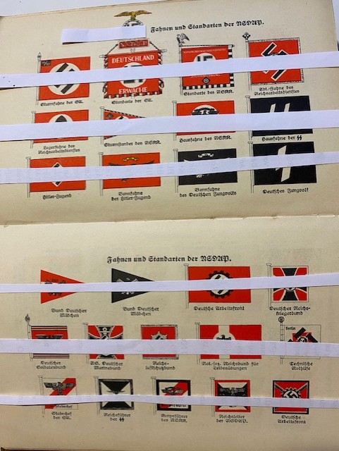 Dt.Reich Volk Wissen Recht Luftwaffe Elite XX Flagge 1938 No Bajonett K98 – Bild 3