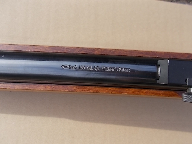 Achtung Sammler schönes Walther LGV Luftgewehr Kal. 4,5 mm mit F-Zeichen no 98 teile – Bild 2
