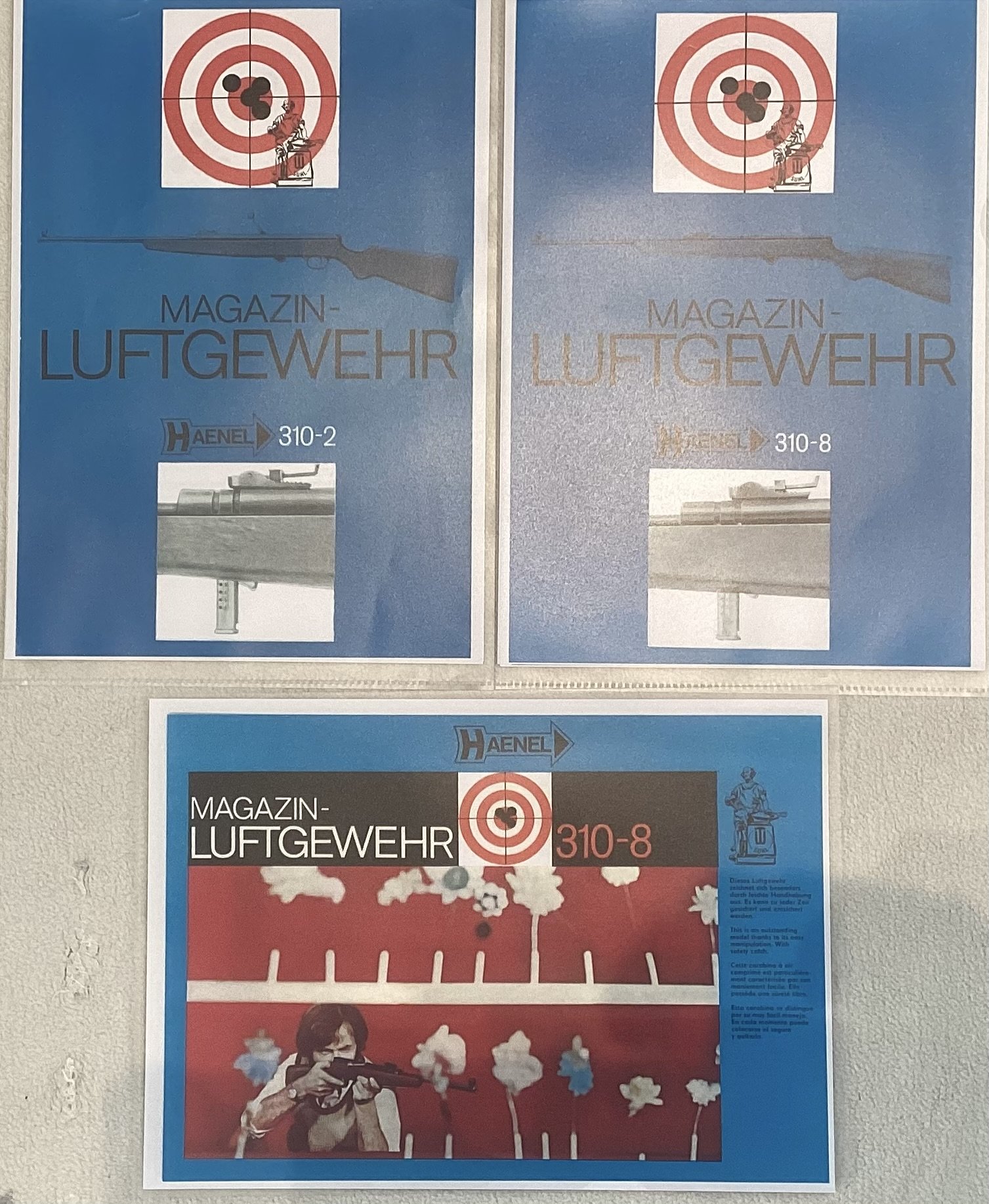 Haenel Werksprospekte/ Datenblätter 310-2 und310-8 – Bild 1