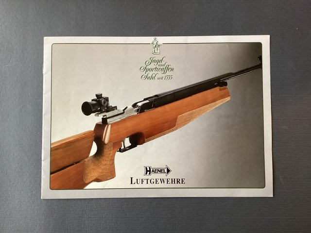 Haenel Originalkatalog Luftdruckwaffen und KK Sportgewehre – Bild 1