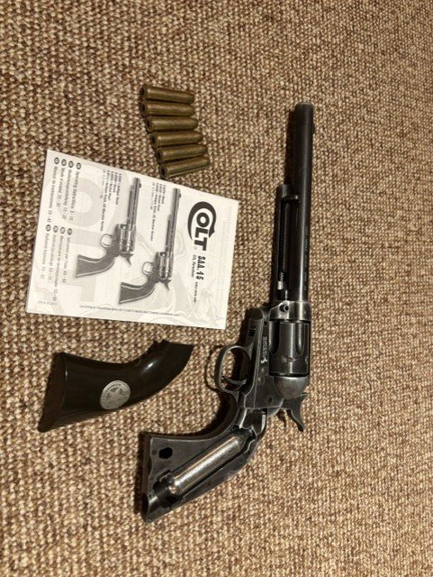 Colt SAA.45 Single Action Army CO2 Revolver Antique finish, US Marshal Version – Bild 2