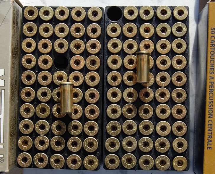 11mm Reichsrevolver, 100 Boxerhülsen – Bild 1