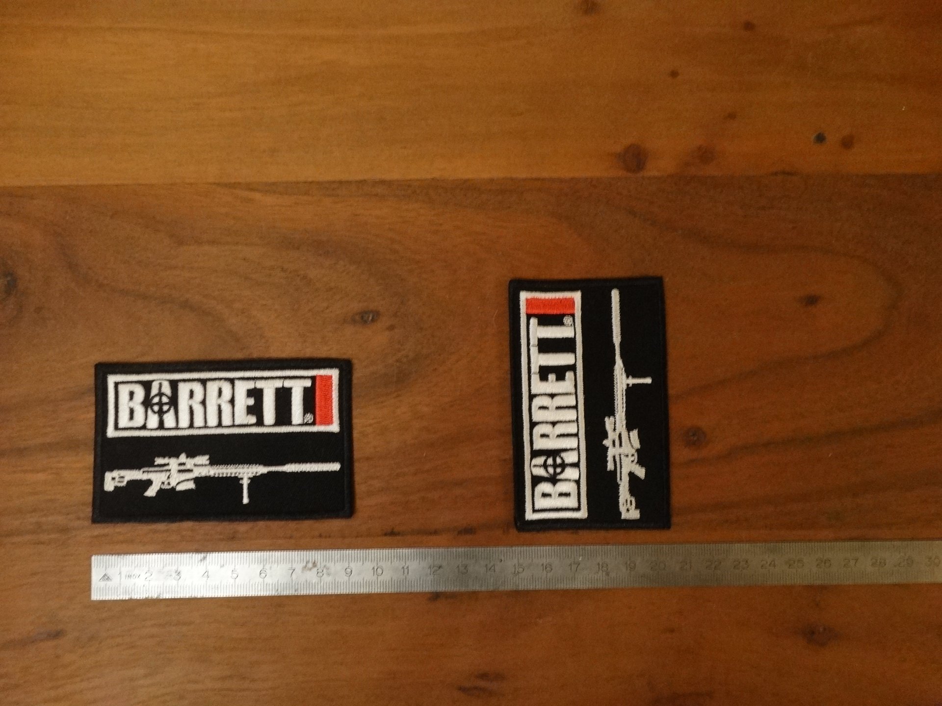 *** 2 PATCHES *** PATCH *** BARRETT *** LEGENDE *** SNIPER *** AIRSOFT *** BMG *** FUN *** – Bild 1