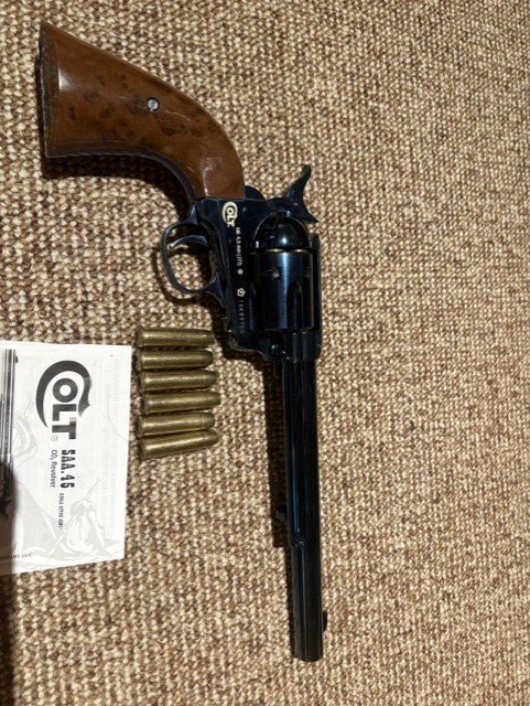Colt SAA.45 Single Action Army CO2 Revolver Blued – Bild 1