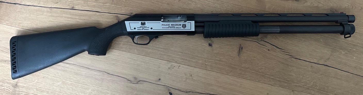 Flinte - Imperator Germany Police Magnum – Pump-Action – Kal. 12/76 – 50 cm Lauf – sehr guter Zustan – Bild 1