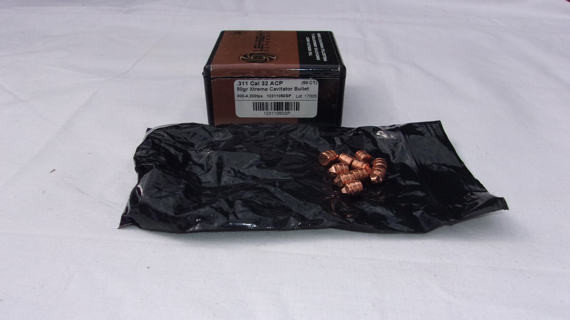 Lehigh Defense 311/50 Xtreme Cavitator für 7,65 Browning – Bild 1