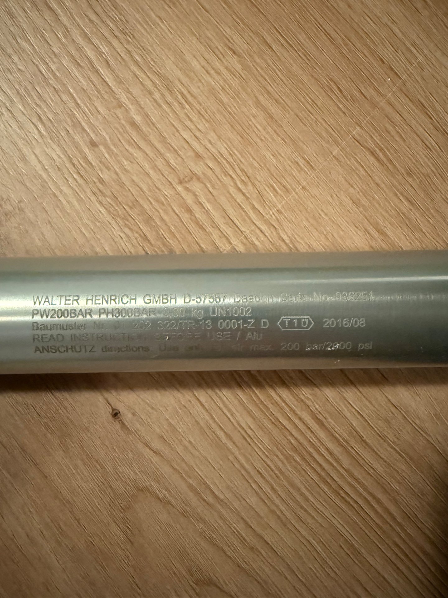 Anschütz Kartusche TÜV 08/2026 abgelaufen – Bild 2