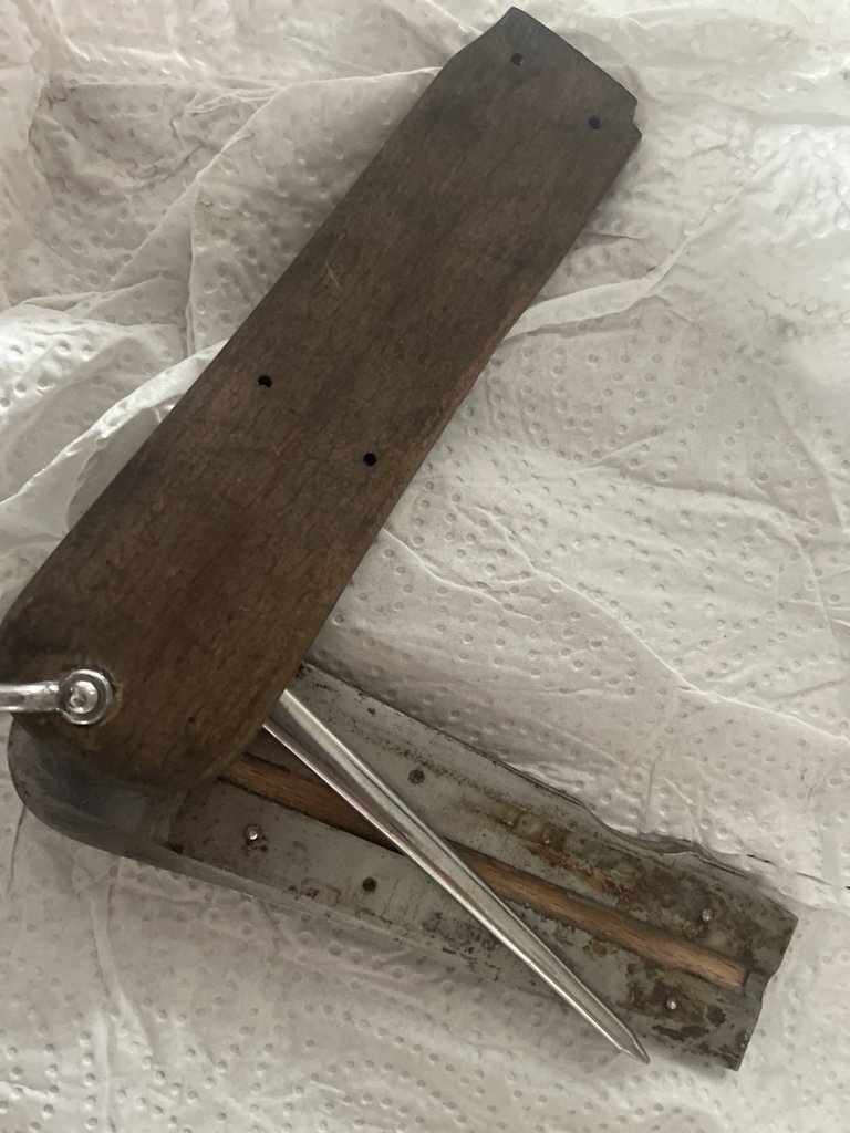 2.WK Kappmesser Fallmesser Ersatzteile KEINE KLINGE – Bild 3