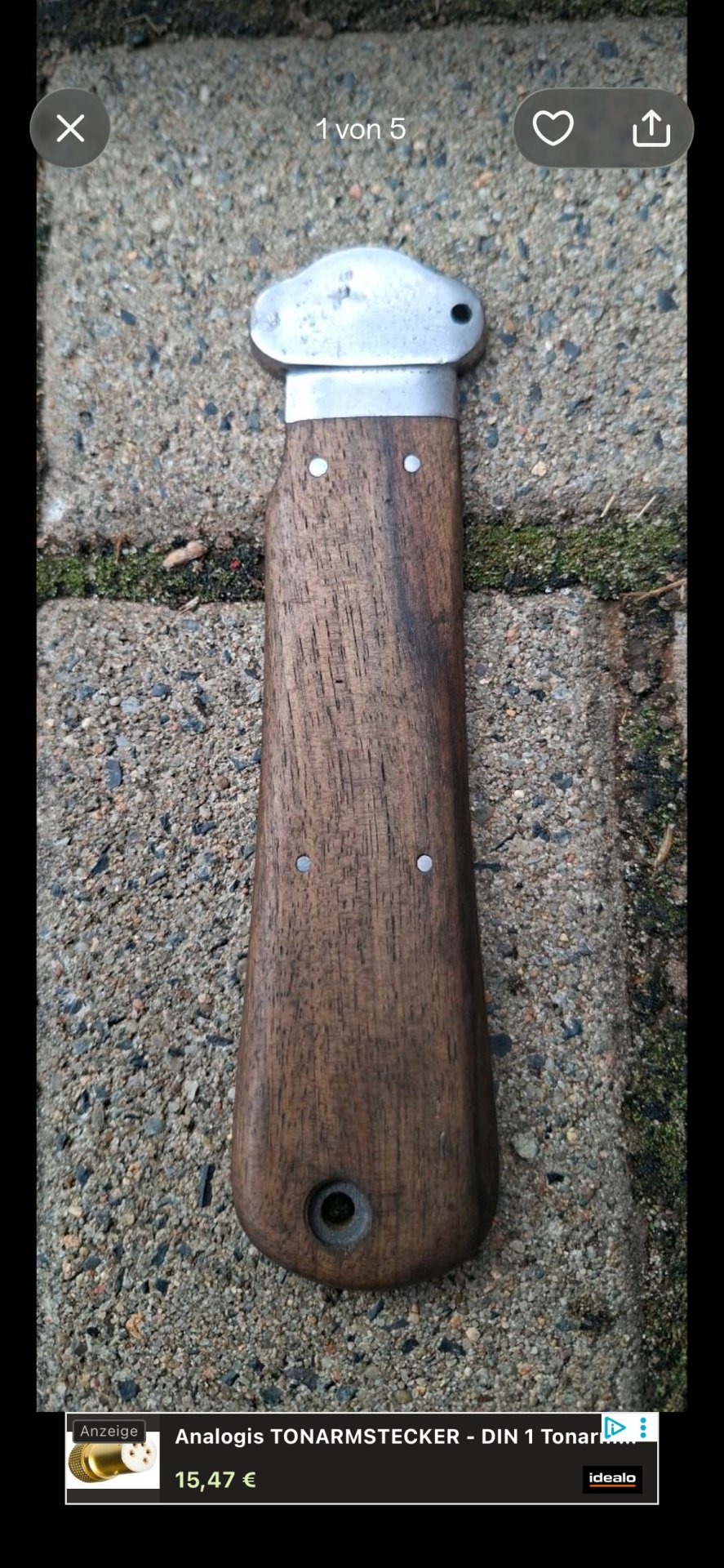 2.WK Kappmesser Fallmesser Ersatzteile KEINE KLINGE – Bild 9