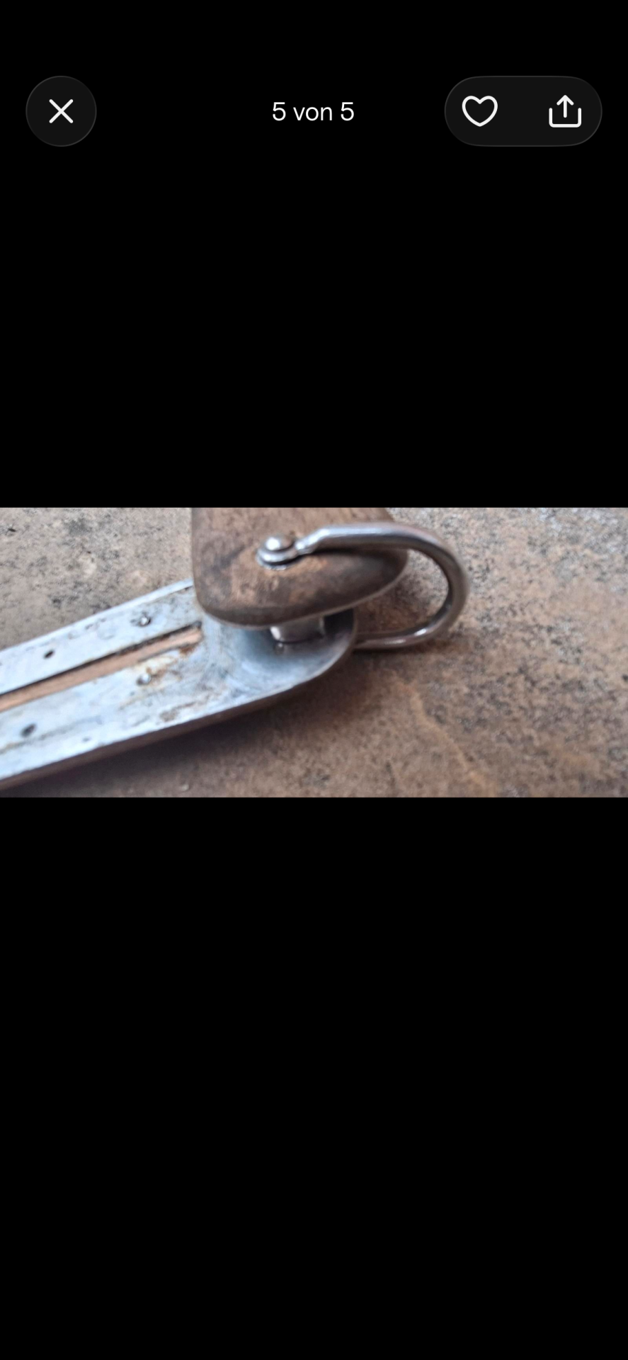 2.WK Kappmesser Fallmesser Ersatzteile KEINE KLINGE – Bild 8