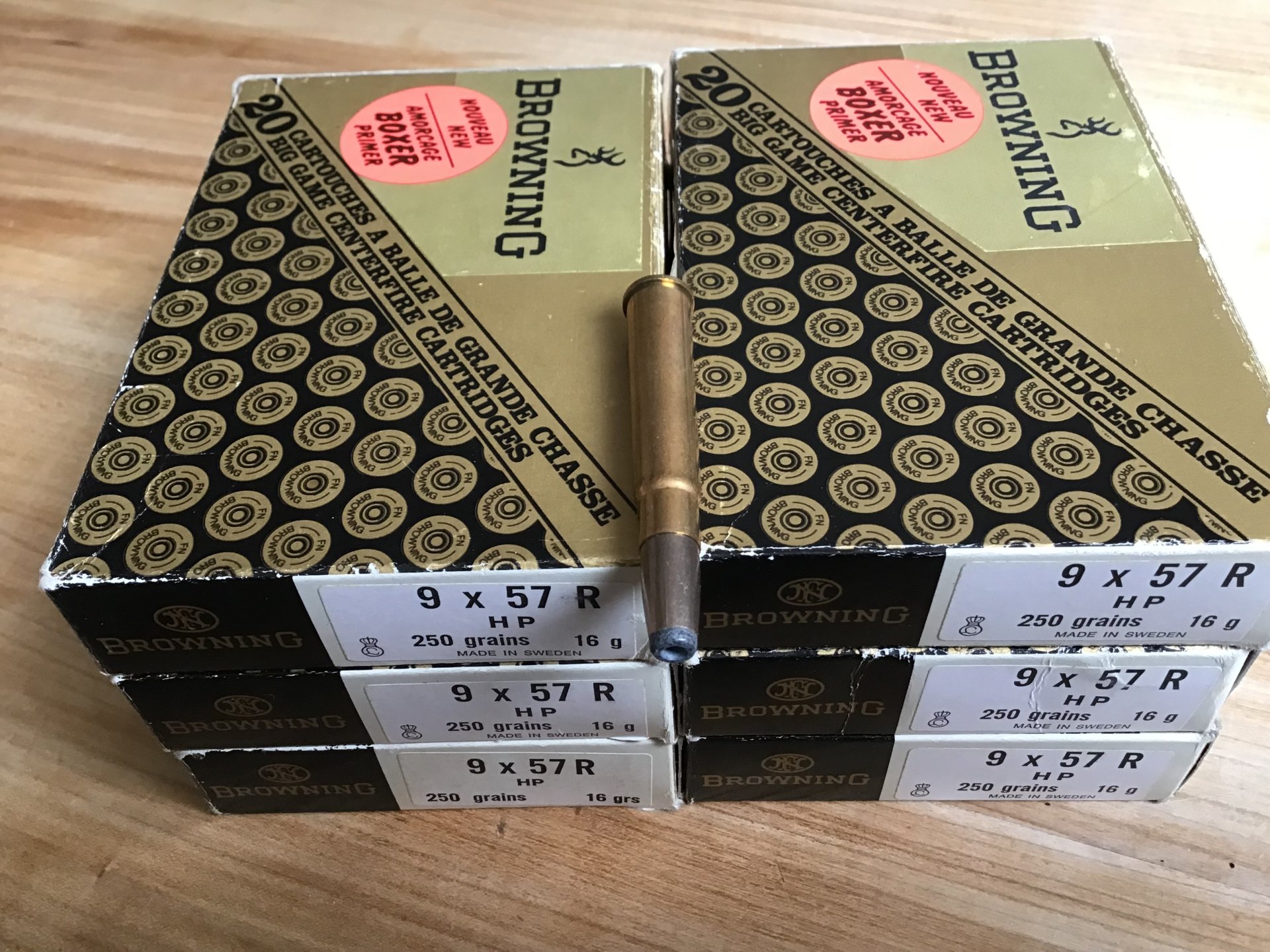 120 Jagdpatronen Kal. 9x57R von Browning – Bild 1