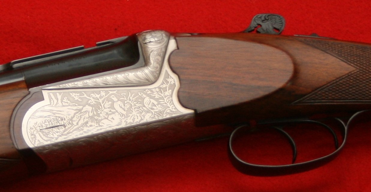 Bockbüchsflinte ZANARDINI Gardone (Italien), Modell Prinzess, Kal. 12/70-7x65R – Bild 2