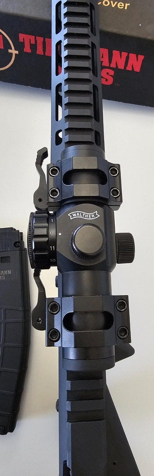 Tippmann Arms M4-22 Pro Pistol – .22 lfb – Walther Rotpunktvisier – 5 Magazine – sehr gepflegt – Bild 2