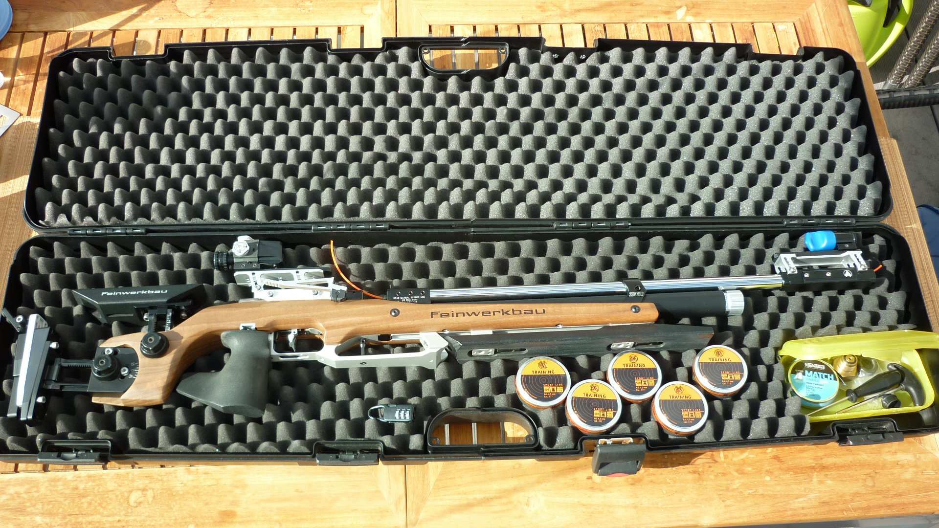 FEINWERKBAU Luftgewehr LG Modell 800 W Auflage DL-Kartusche NEU – Bild 1