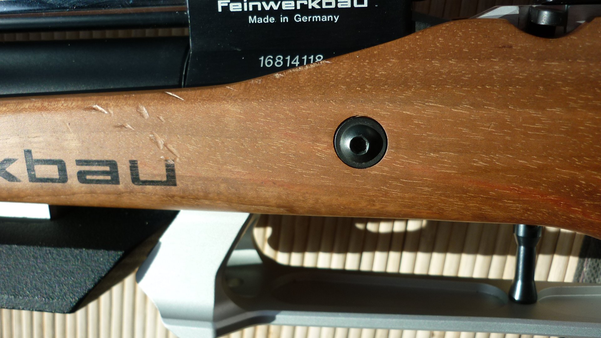 FEINWERKBAU Luftgewehr LG Modell 800 W Auflage DL-Kartusche NEU – Bild 15