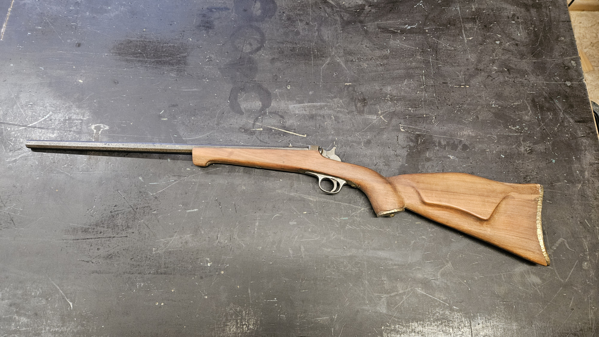9mm Flobert Hahn-Büchse mit Achtkantlauf – Bild 1