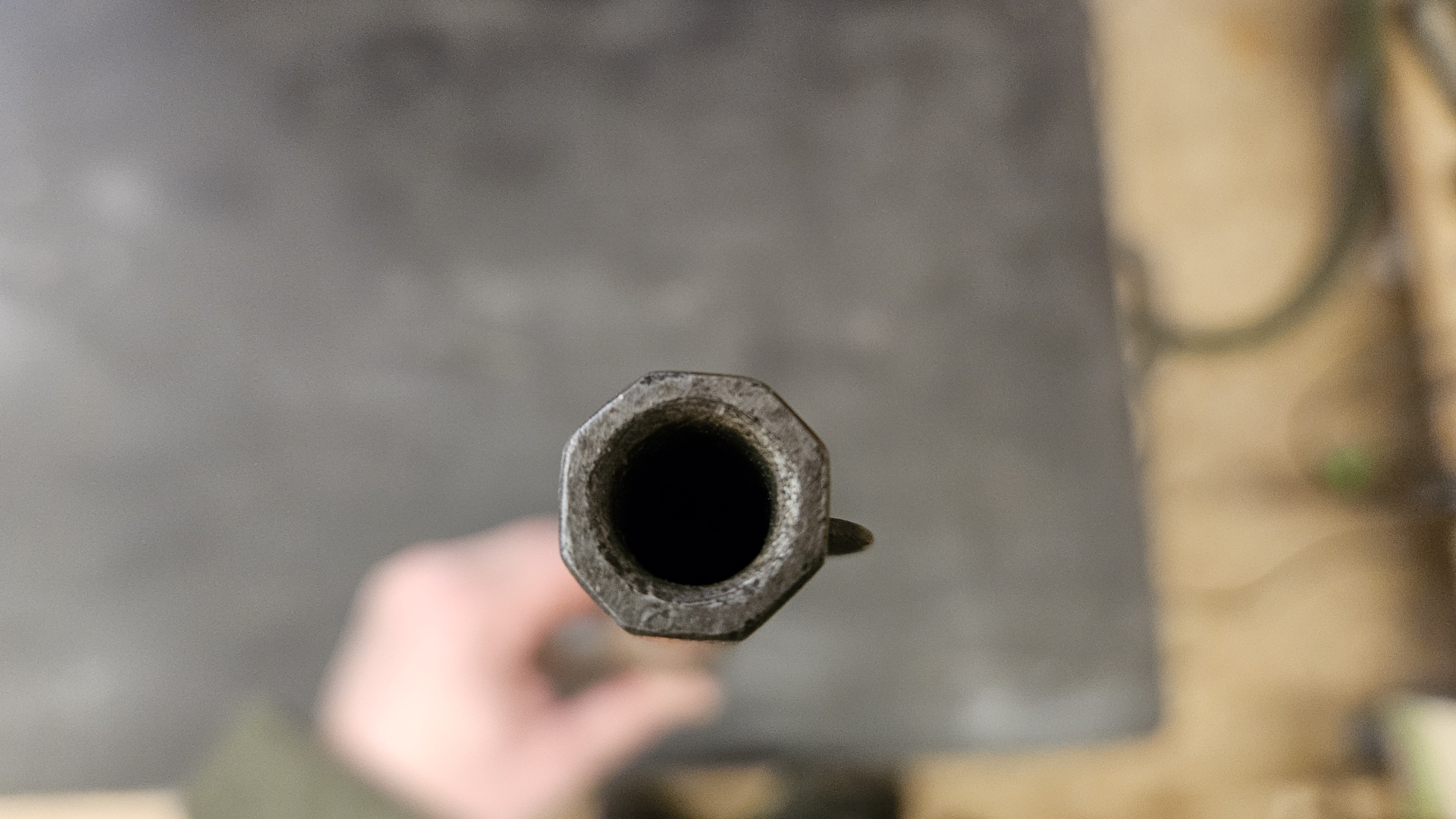 9mm Flobert Hahn-Büchse mit Achtkantlauf – Bild 6