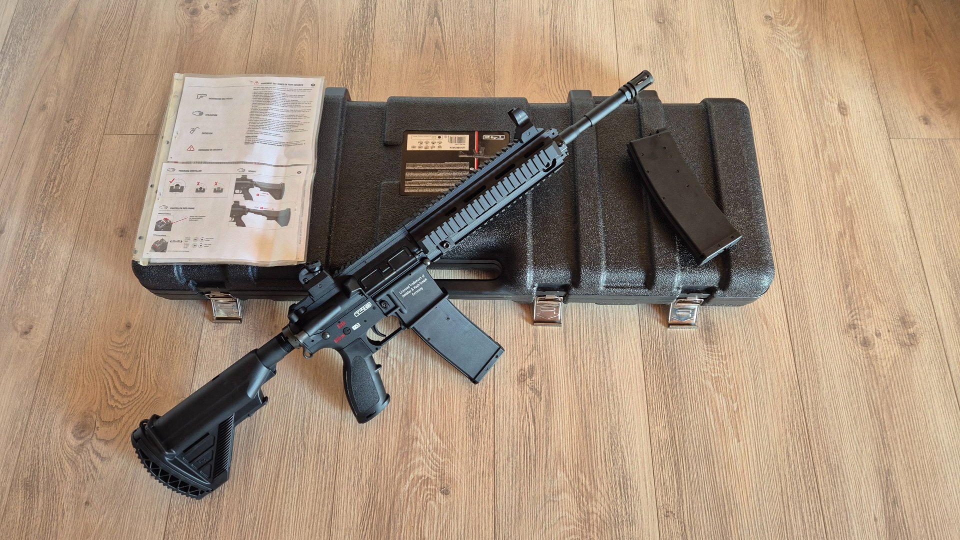 HK416 T4E RAM CO2 Gewehr Rubberball – Bild 2