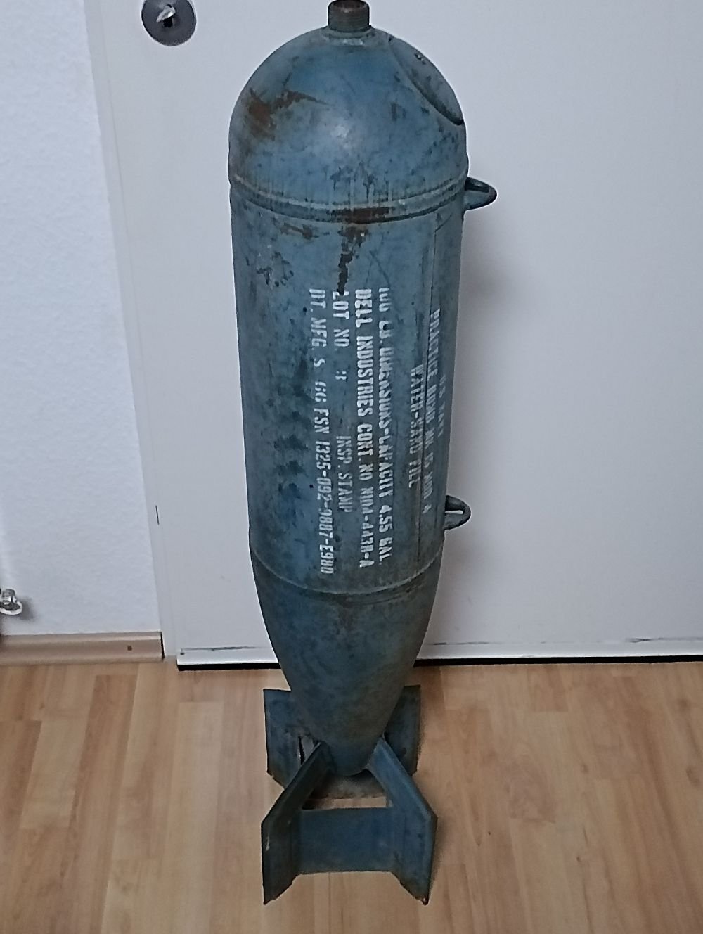 US Navy Practice Bomb MK 15 Mod. 4 Water-Sand Fill - Bombe deko inert – Bild 1