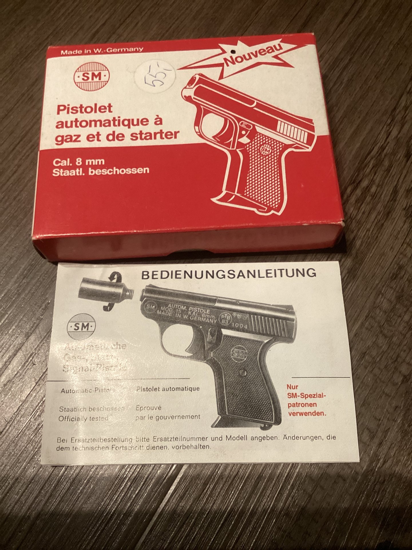 Anleitung & org. Karton SM Mod. 151 – Bild 1