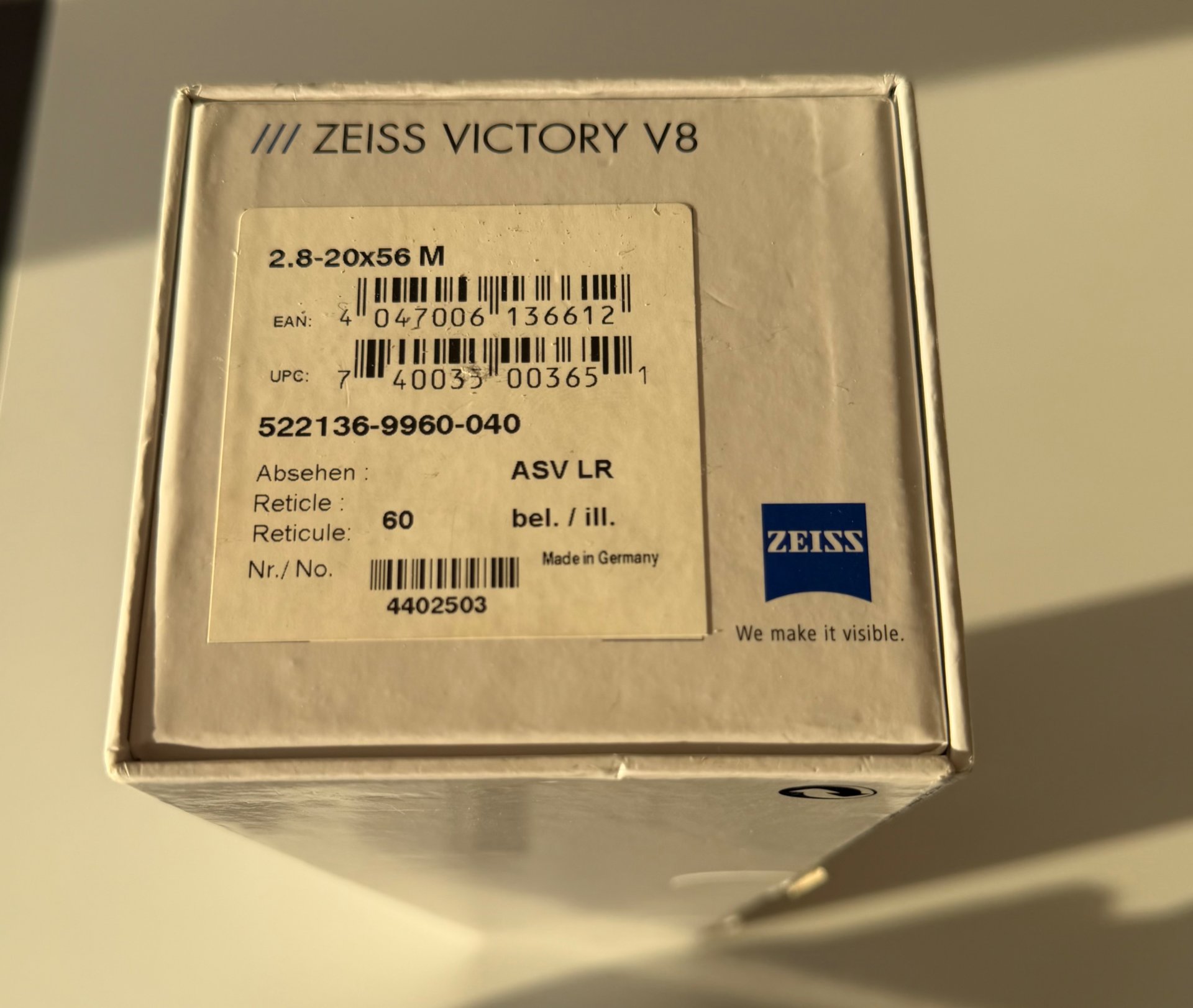 ZEISS Victory V8 2.8-20x56 M Zielfernrohr ASV LR – Bild 6