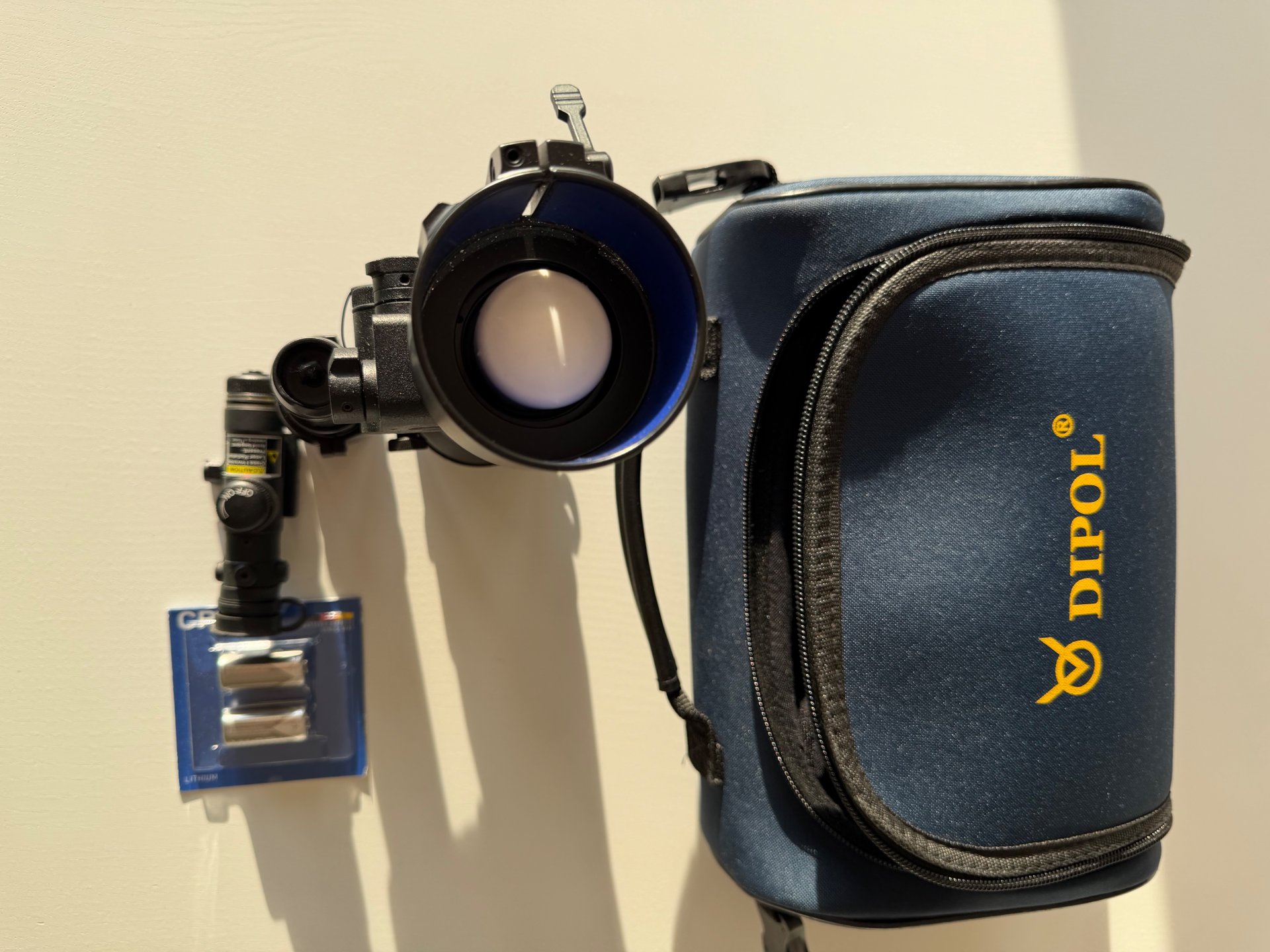 Dipol DN34 GEN2+ schwarz weiß mit Laserluchs IR+ Russan Adapter 56mm – Bild 2
