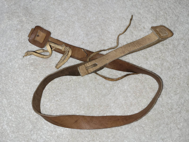 Original 2. Weltkrieg Lederriemen PPSch Wehrmacht PPD MP719(r) SS UdSSR SVT-38 Tokarew SWT-40 NVA TT – Bild 1