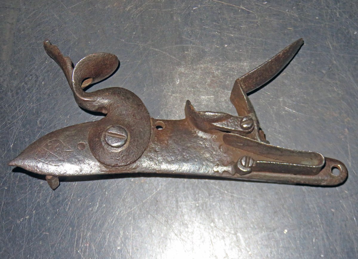 Originales Steinschloss/Schlossplatte Steinschlossgewehr – British East India Company (EIC), um 1800 – Bild 3