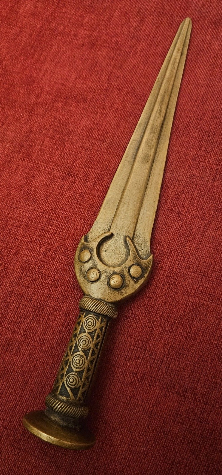 Bronzedolch - replika Bronzeschwert griechisch römisch gladius Pugio falcata – Bild 2