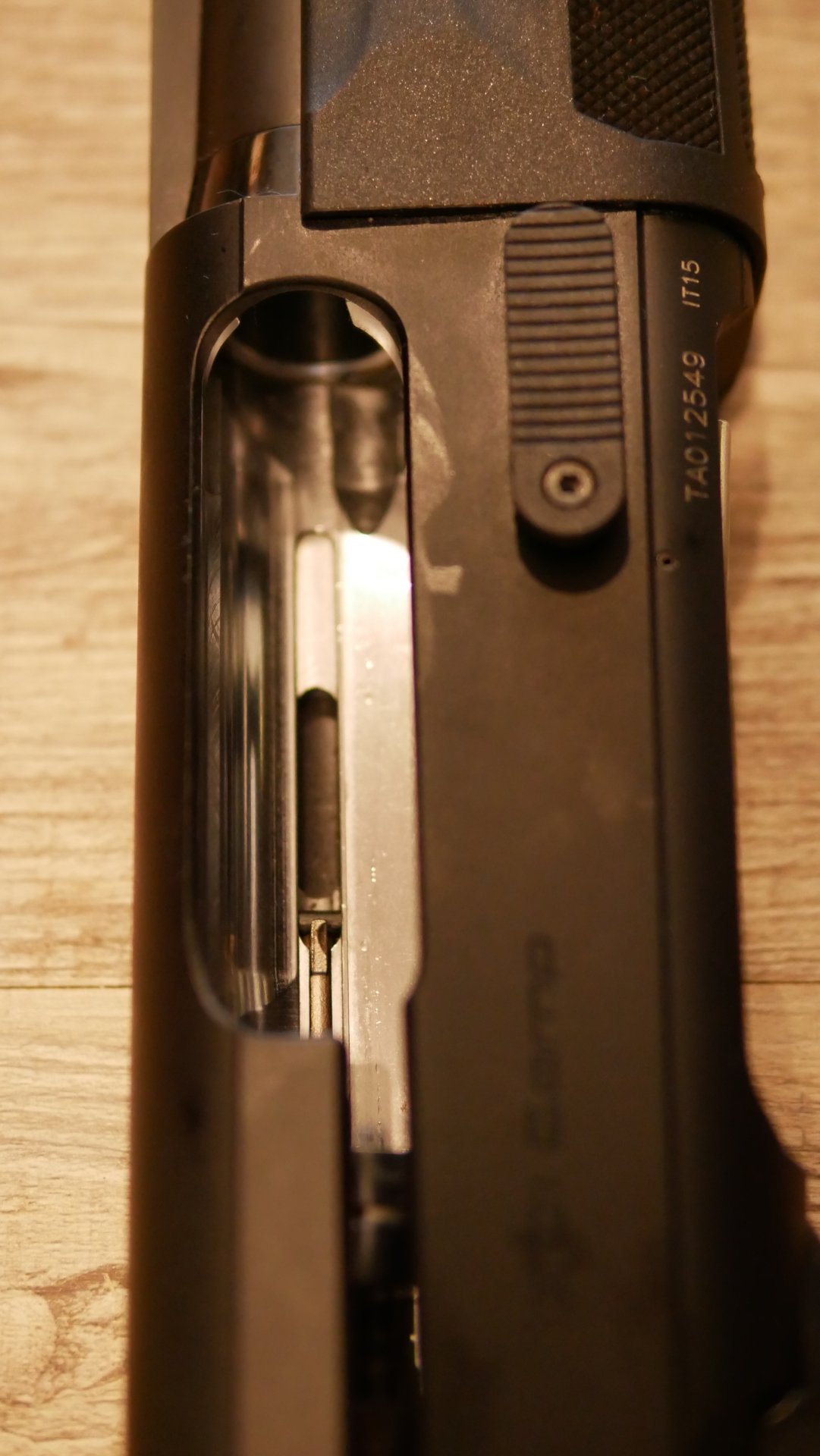 Automatikflinte Beretta 1301 competition 12/76 mit Mag.verl., Picatinny Montage, Munition, 2 Chokes – Bild 5