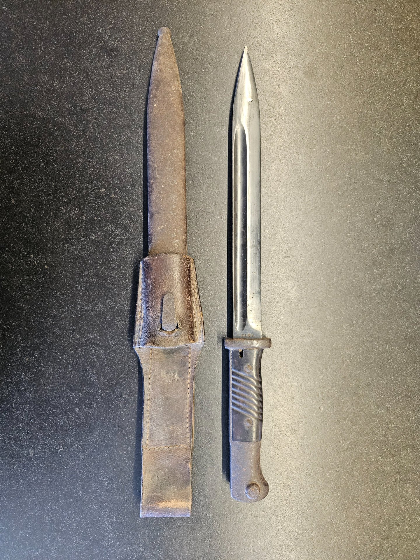 K98 Bajonett 84/98 III – Elite Diamant 1941 – Nummerngleich mit RZM/VA-39 SS-Koppelschuh – Bild 8