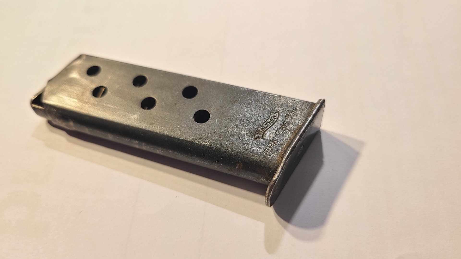 1 Magazin für Pistole Walther PPK 7,65mm sehr guter Zustand!!! – Bild 1