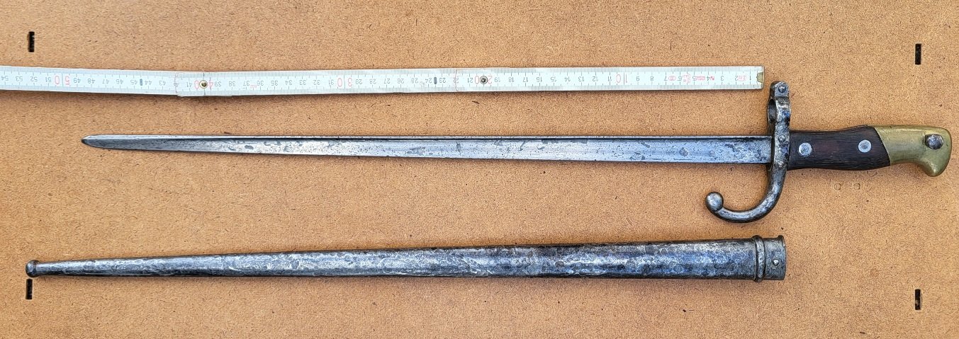 Bajonett, Frankreich, Modell 1874 Gras – Bild 3