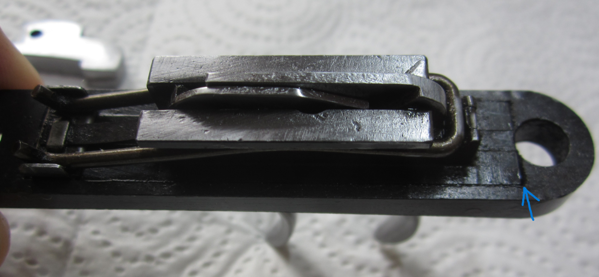 Doppelzüngelstecher Deutscher Stecher mit Druckstück Mauser 98 – Bild 4