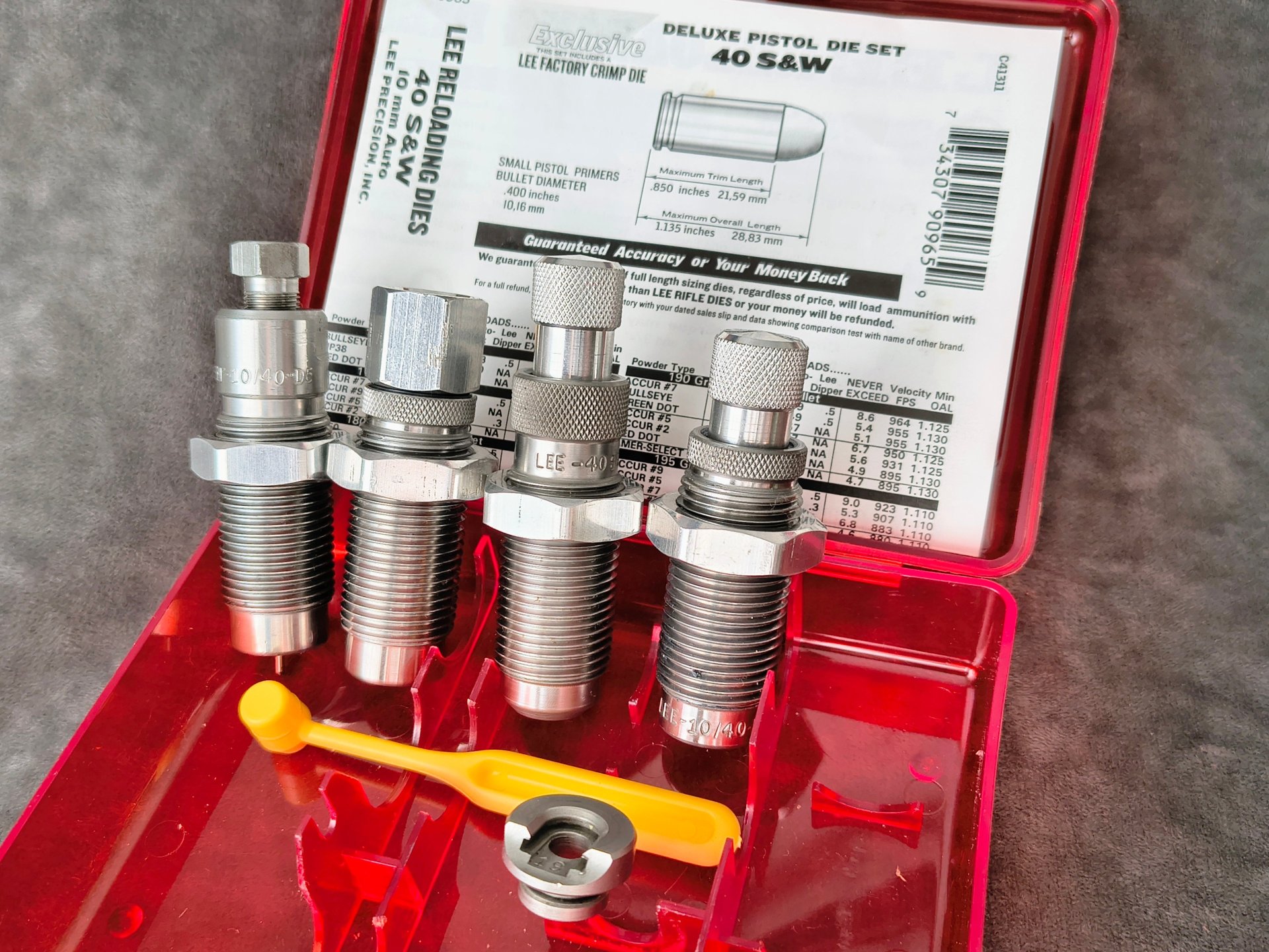 LEE Matrizensatz 10mm Auto mit HüHalter - ** TOP ** – Bild 1