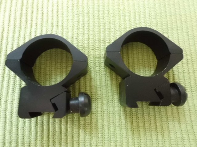 1 Paar Montageringe 11mm Prismaschiene BH 12 mm für Mittelrohr 25,4/26mm – Bild 1
