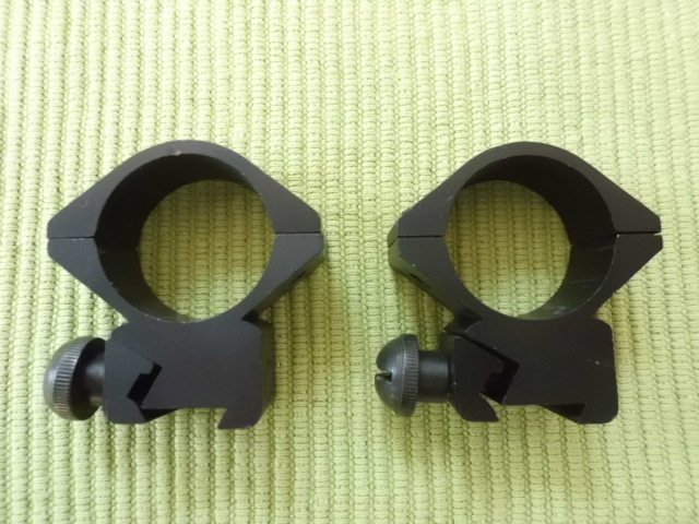1 Paar Montageringe 11mm Prismaschiene BH 12 mm für Mittelrohr 25,4/26mm – Bild 2