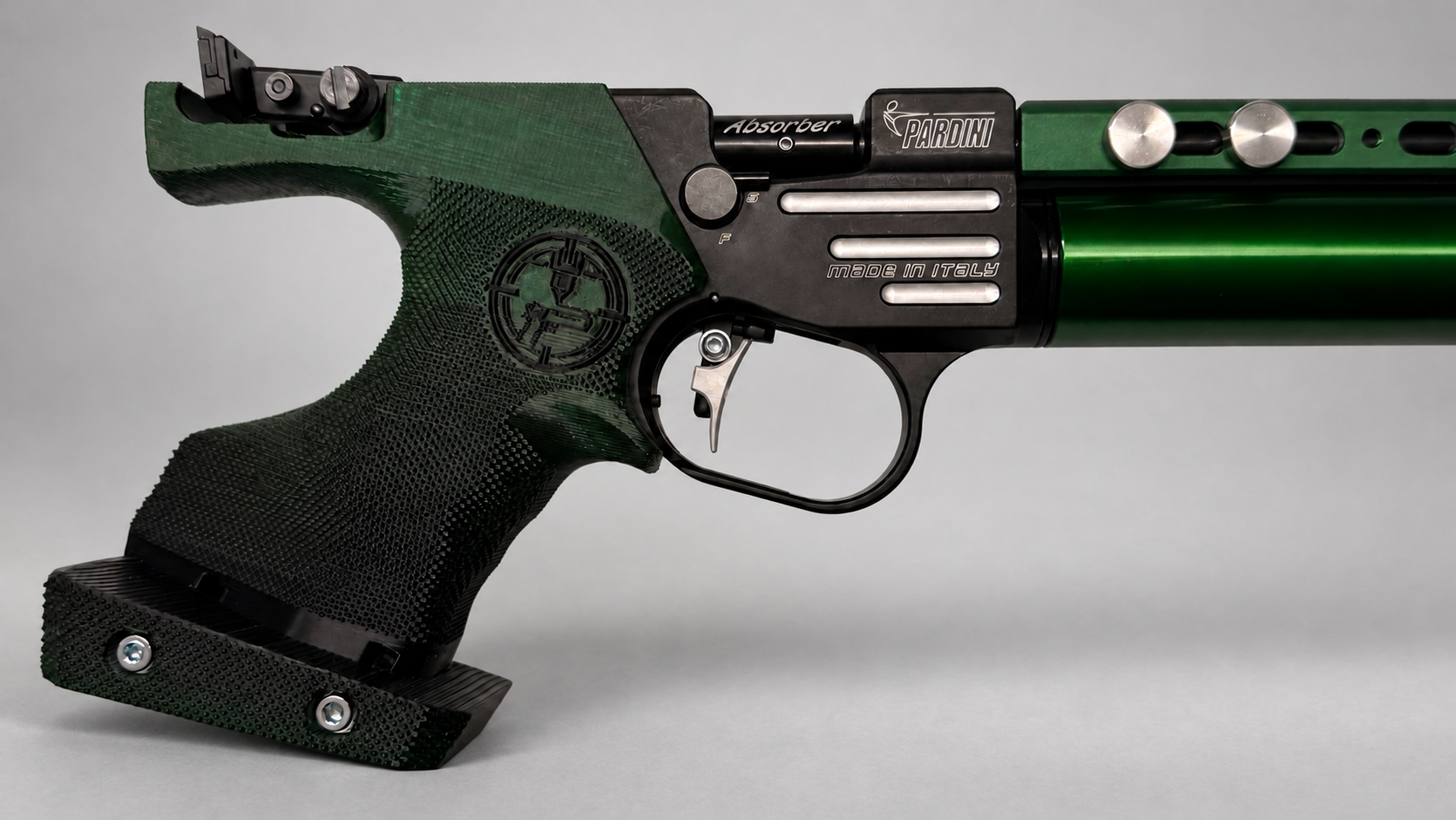 Griff Pardini K12 - Größe M | Schwarz -> Metallic-Grün – Bild 1