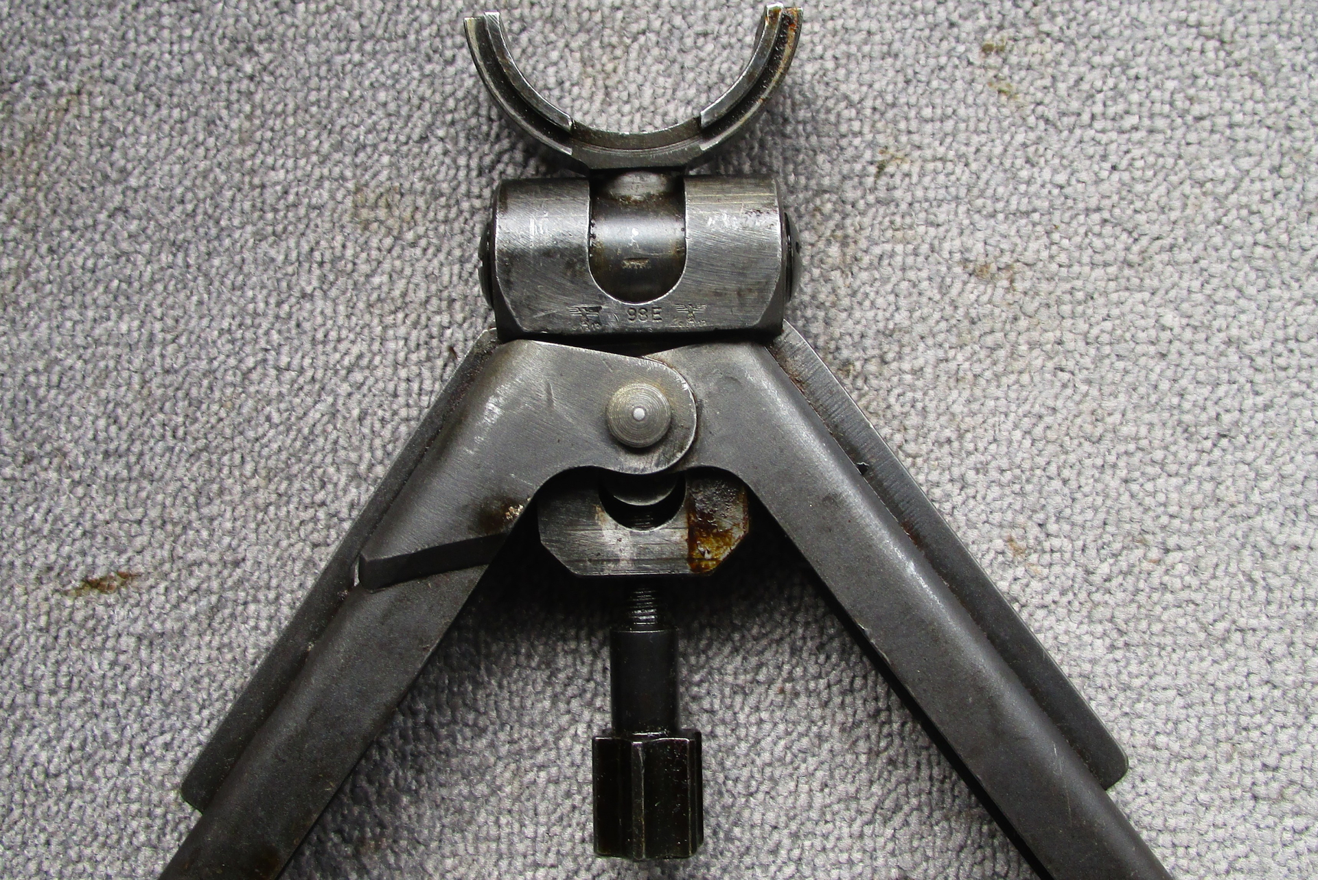 Zweibein Bipod für MG34 Wehrmacht Steyr 98E und WaA nicht MG42 MP40 K43 P38 – Bild 2